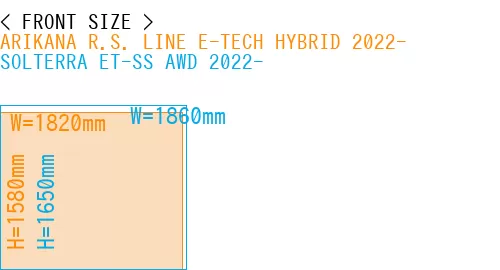 #ARIKANA R.S. LINE E-TECH HYBRID 2022- + SOLTERRA ET-SS AWD 2022-